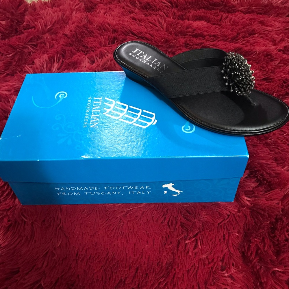 NEW ITALIAN SHOEMAKERS JEANETTE SANDALS